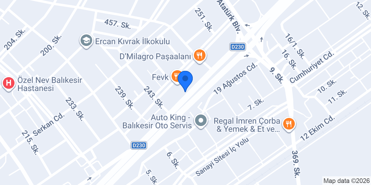 Sette Garden Balıkesir konumu