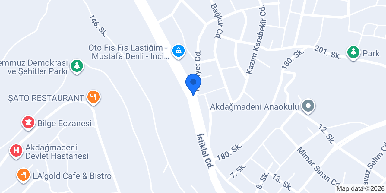 Akdağ Eczanesi konumu