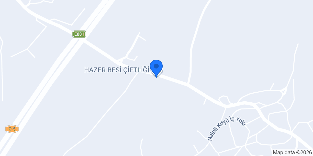 HAZER BESİ ÇİFTLİĞİ konumu
