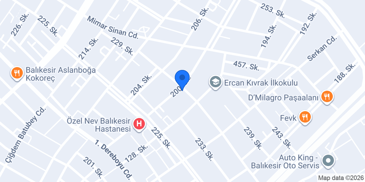 Balıkesir Sevgi Çiçekçilik konumu