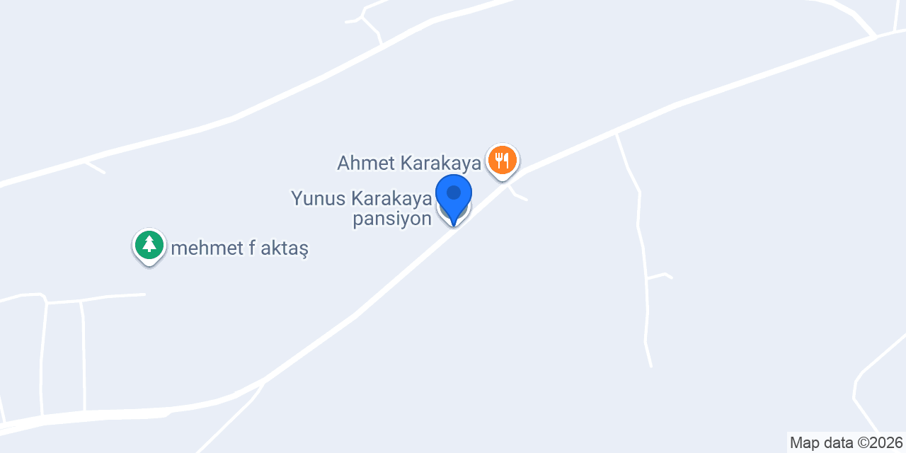 Yunus Karakaya pansiyon konumu
