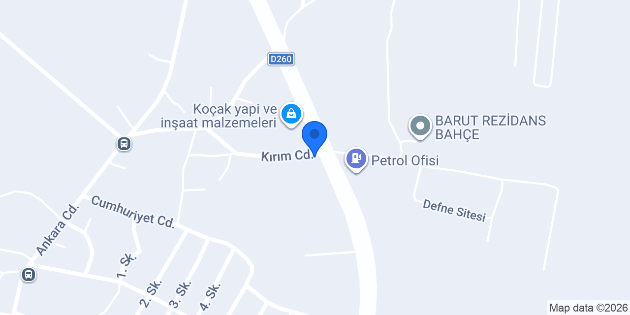 BERAL YAPI ATÖLYE VE DEPO konumu