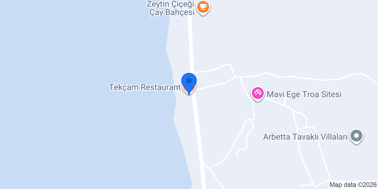 Tekçam Restaurant konumu