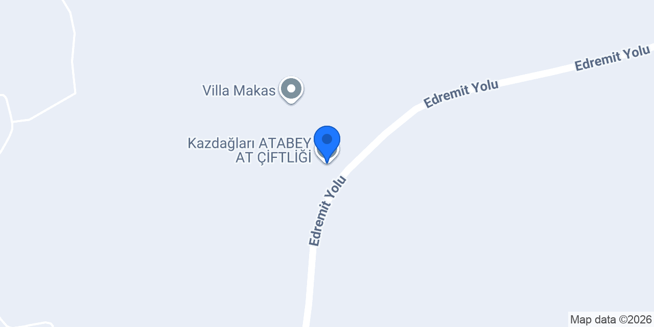 Kazdağları ATABEY AT ÇİFTLİĞİ konumu