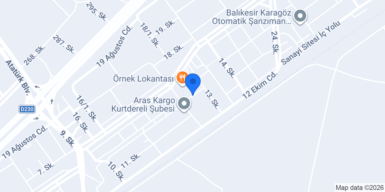 Egzozcu Ramazan / Ejder Garage konumu