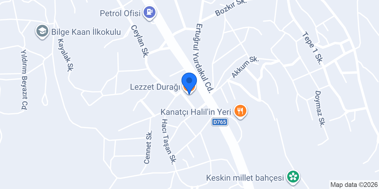 Lezzet Durağı konumu