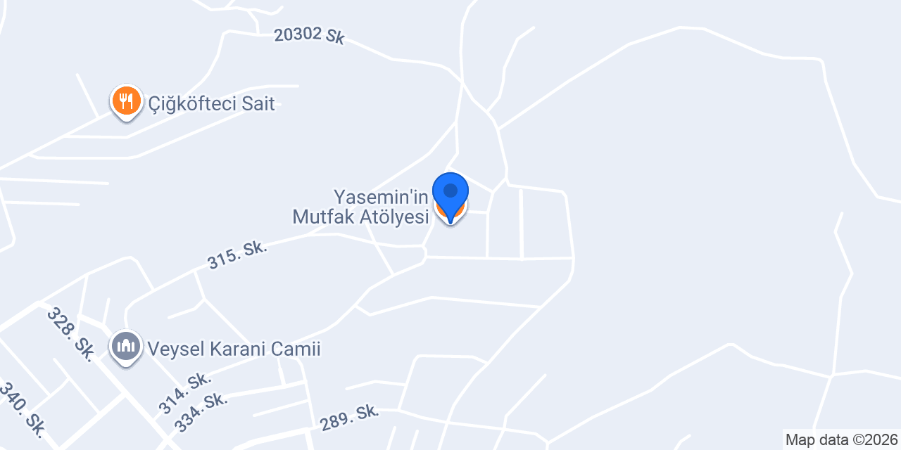 Yasemin’in Mutfak Atölyesi konumu