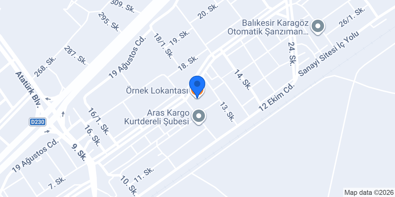 Örnek Lokantası konumu