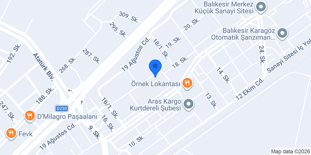 Class Oto Yıkama konumu