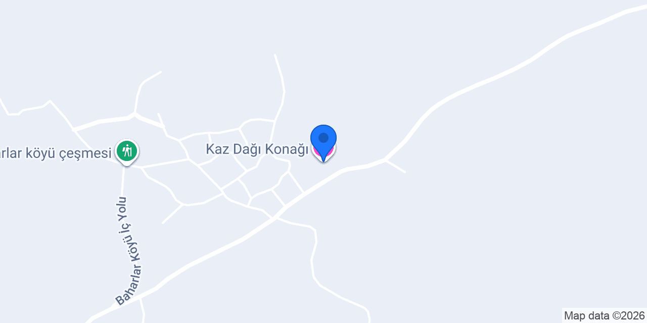 Kaz Dağı Konağı konumu