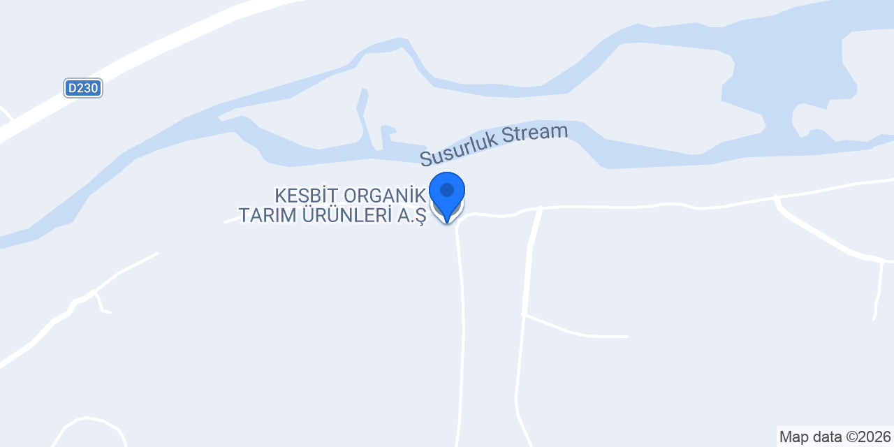 KESBİT ORGANİK TARIM ÜRÜNLERİ A.Ş. konumu