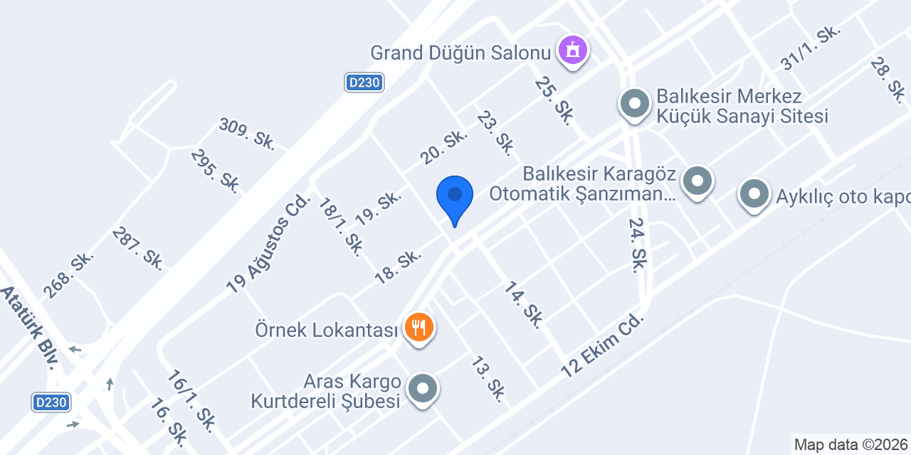 Damla Ticaret konumu
