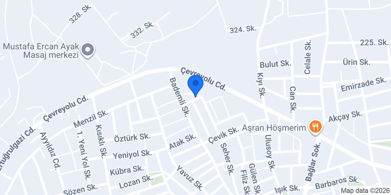 Bi Sos Döner konumu
