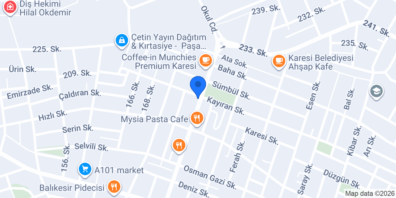 Özyıldız Kasap ve Et Mangal konumu