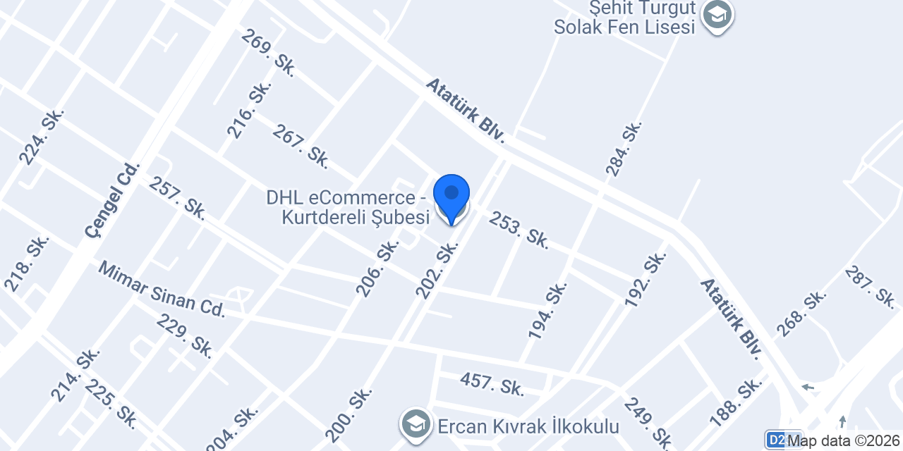 DHL eCommerce - Kurtdereli Şubesi konumu
