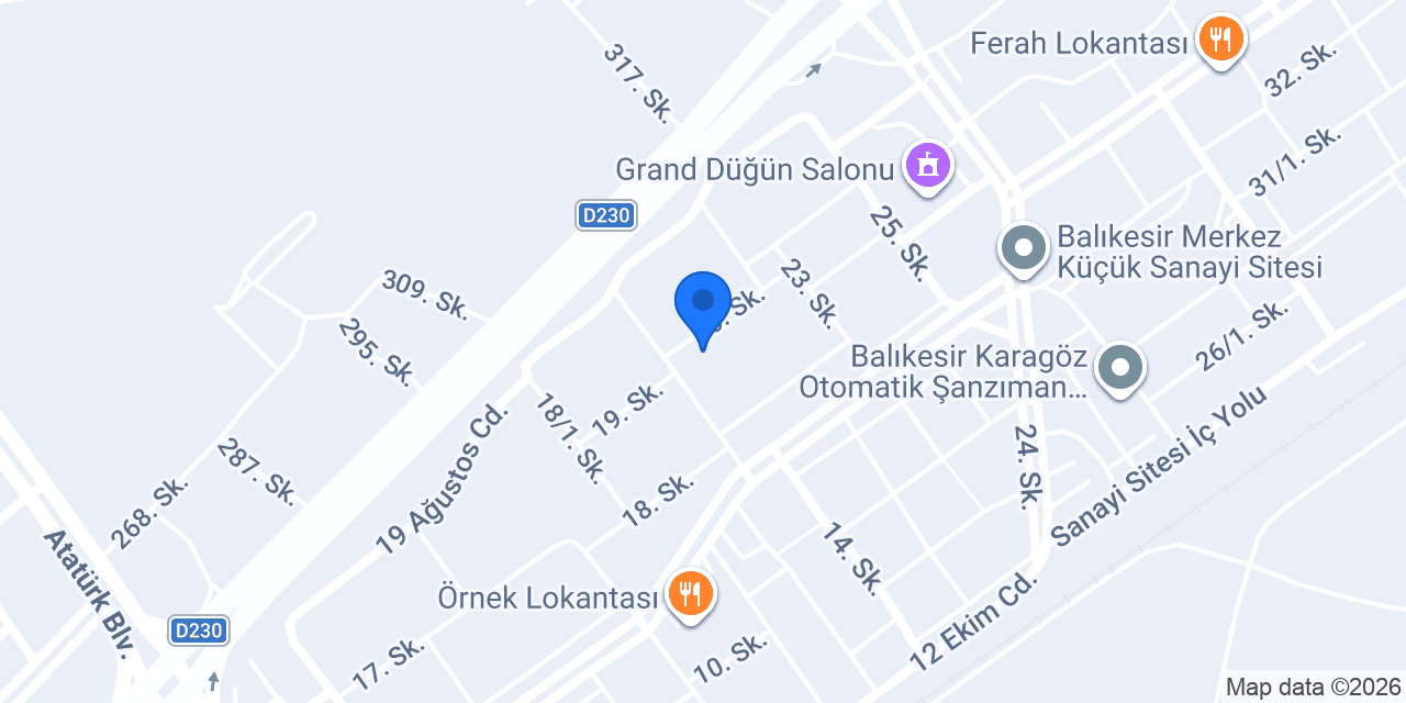EE Garage konumu