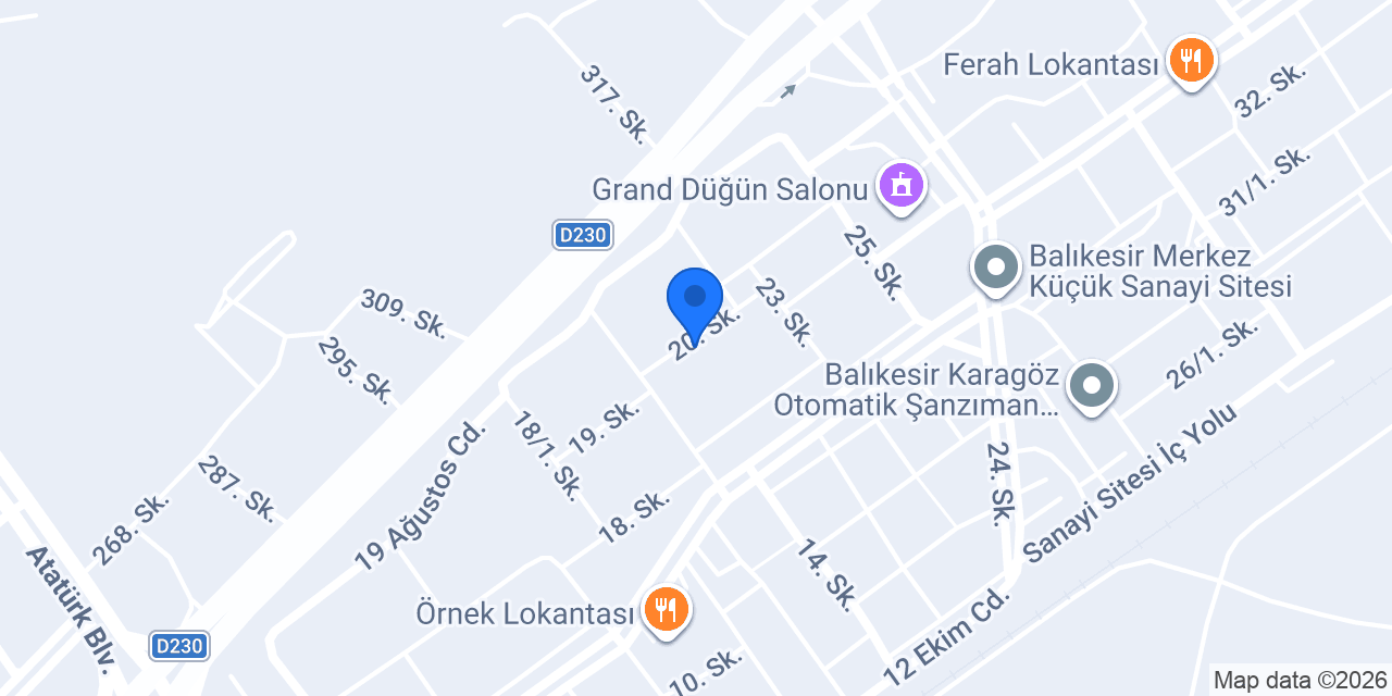 BAŞCAN OTOMOTİV konumu