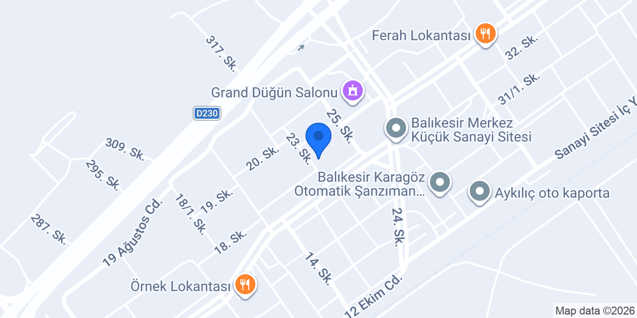 Sürat Kargo Kurtdereli Şube konumu