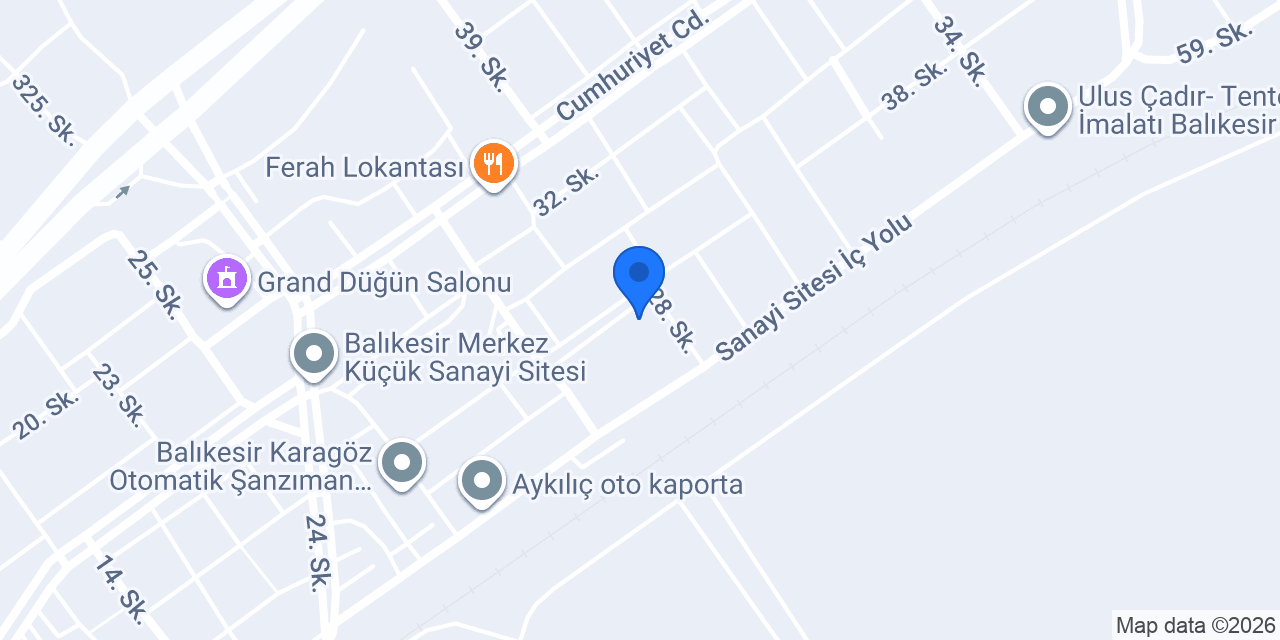 Umut Çiftlik Ekipmanları konumu