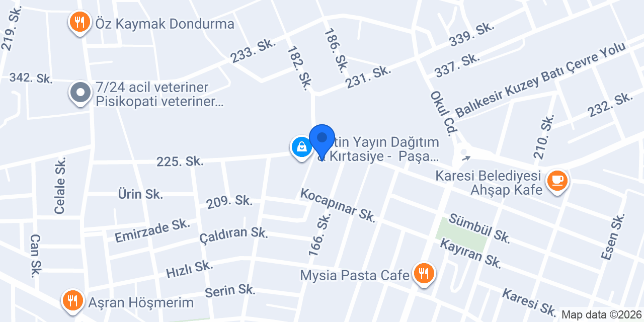 Balıkesir Yediiklim Koleji konumu