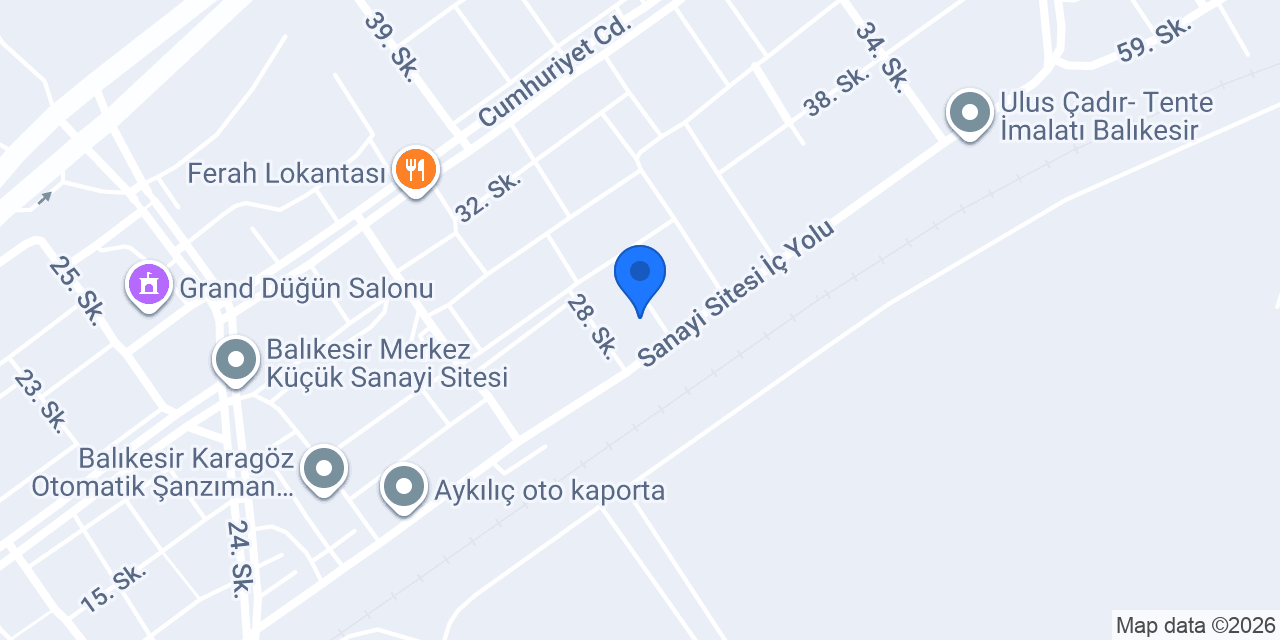 Çakır Ağır Vasıta konumu