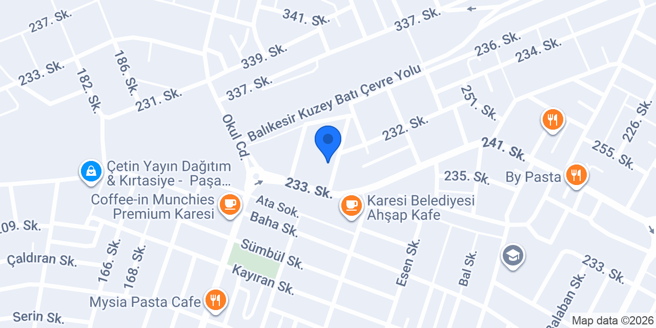 Demirbaş halı yıkama konumu