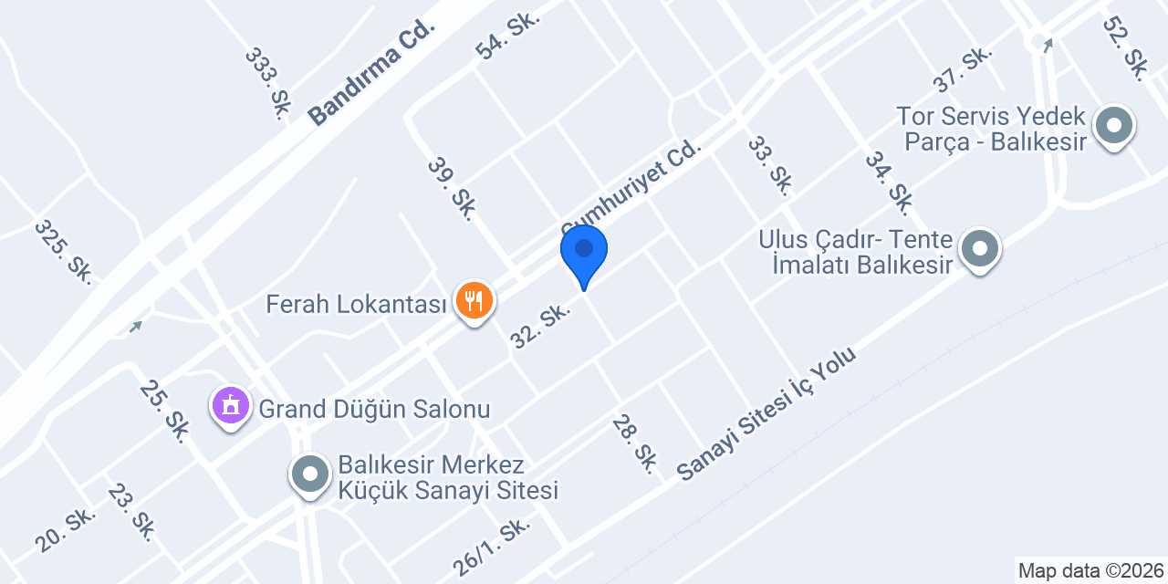 Balaban Ticaret konumu