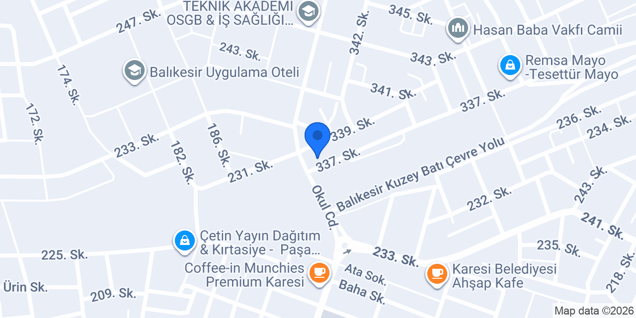 Balikesir Dilek koaför konumu