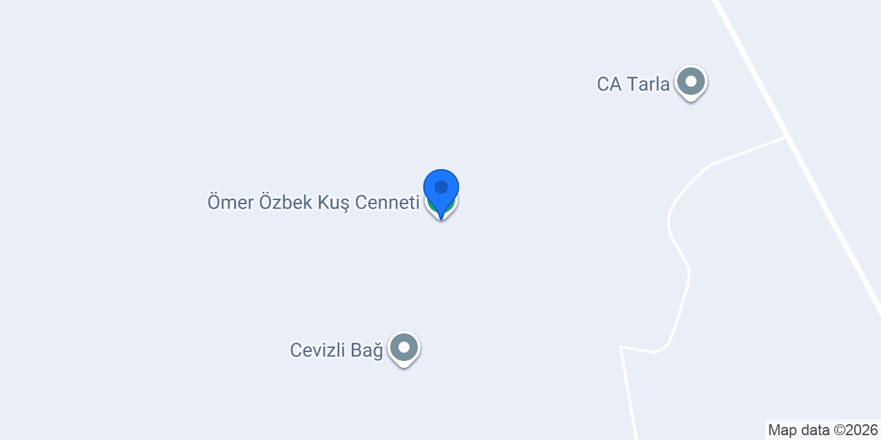 Ömer Özbek Kuş Cenneti konumu