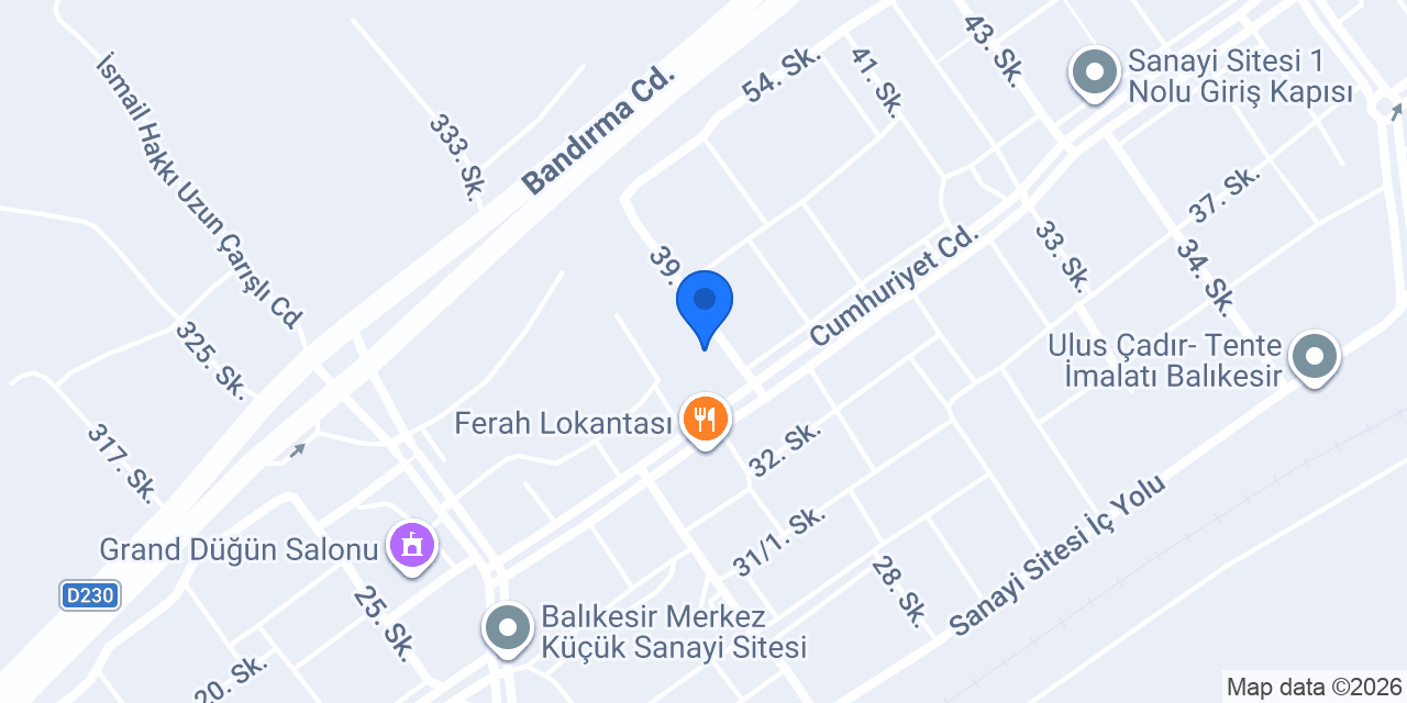 Zatech Mühendislik konumu