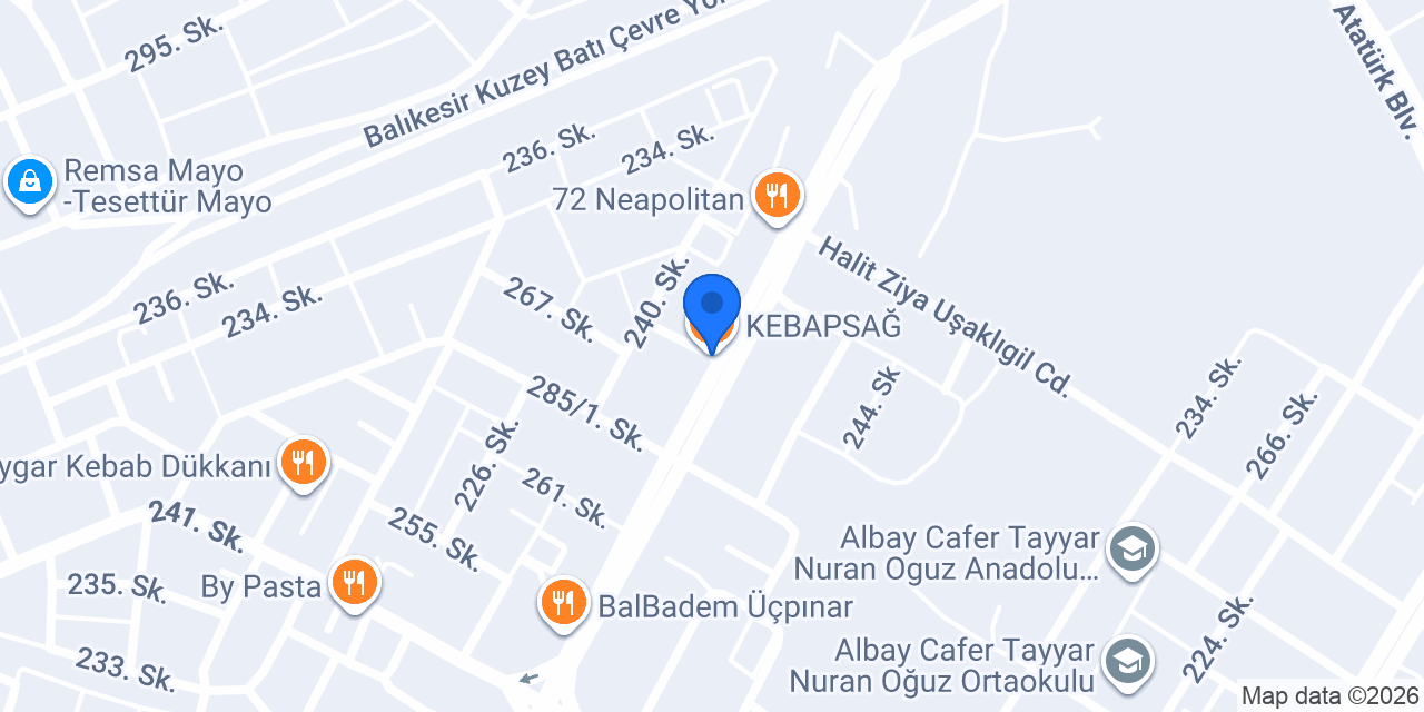 KEBAPSAĞ konumu