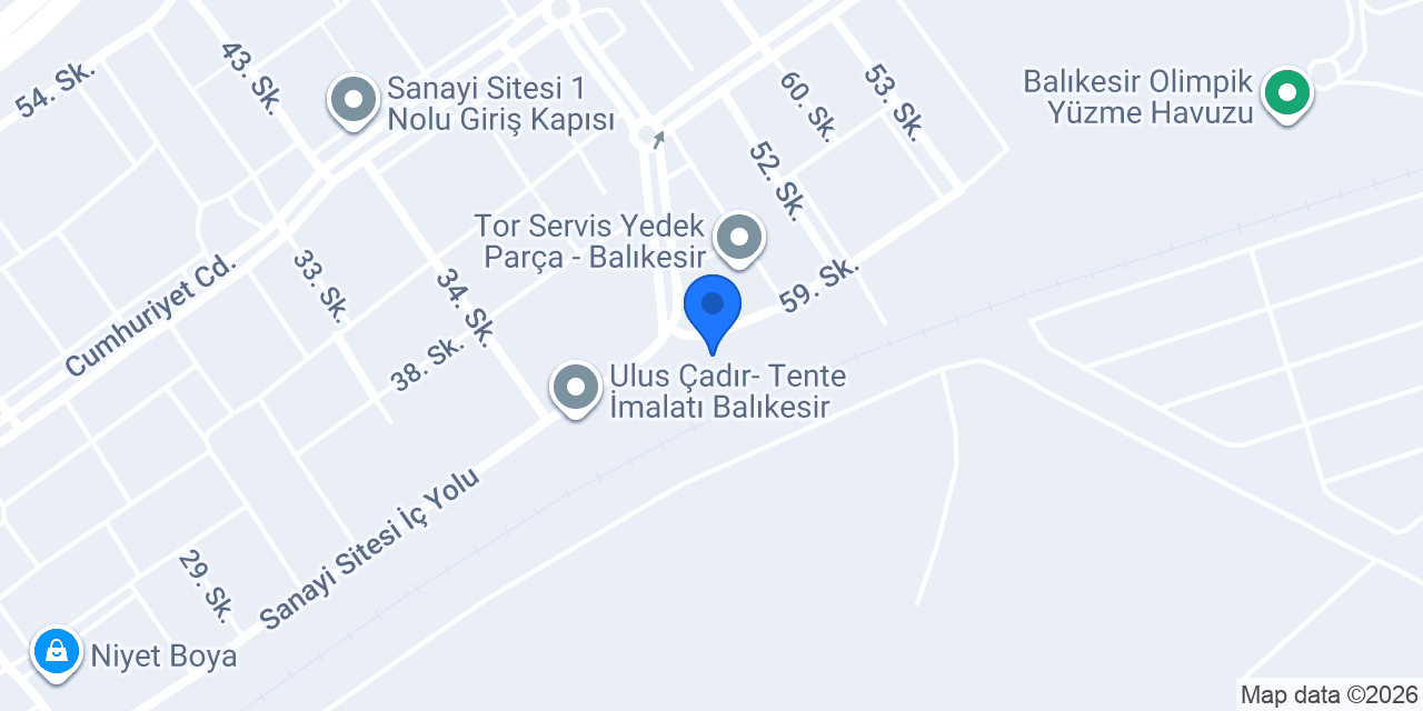 YEDPAR YEDEK PARÇA konumu