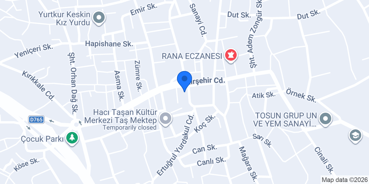 Keskin Halk Eğitim Merkezi konumu