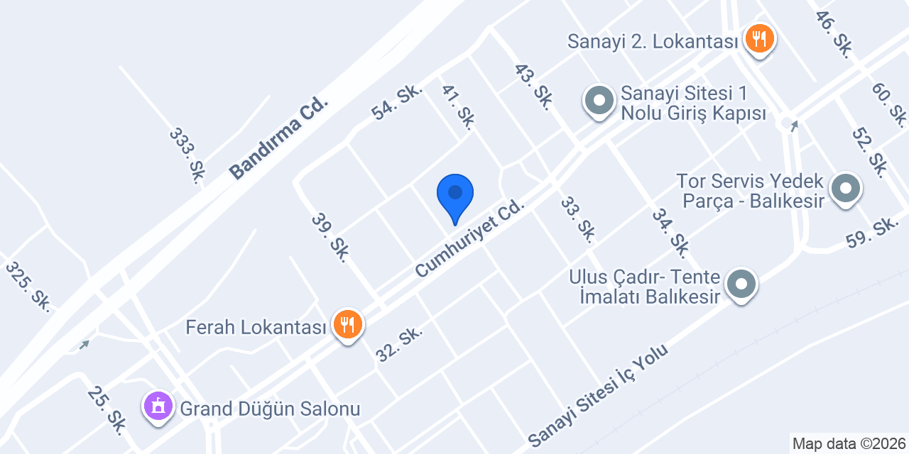 Teknik Freze konumu