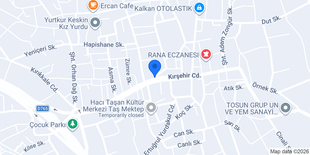 DERMAN Veteriner Kliniği konumu
