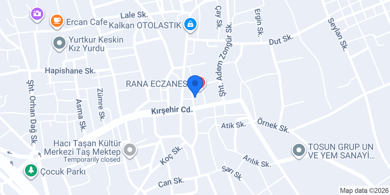 Keskin Sakallı Veteriner Kliniği konumu