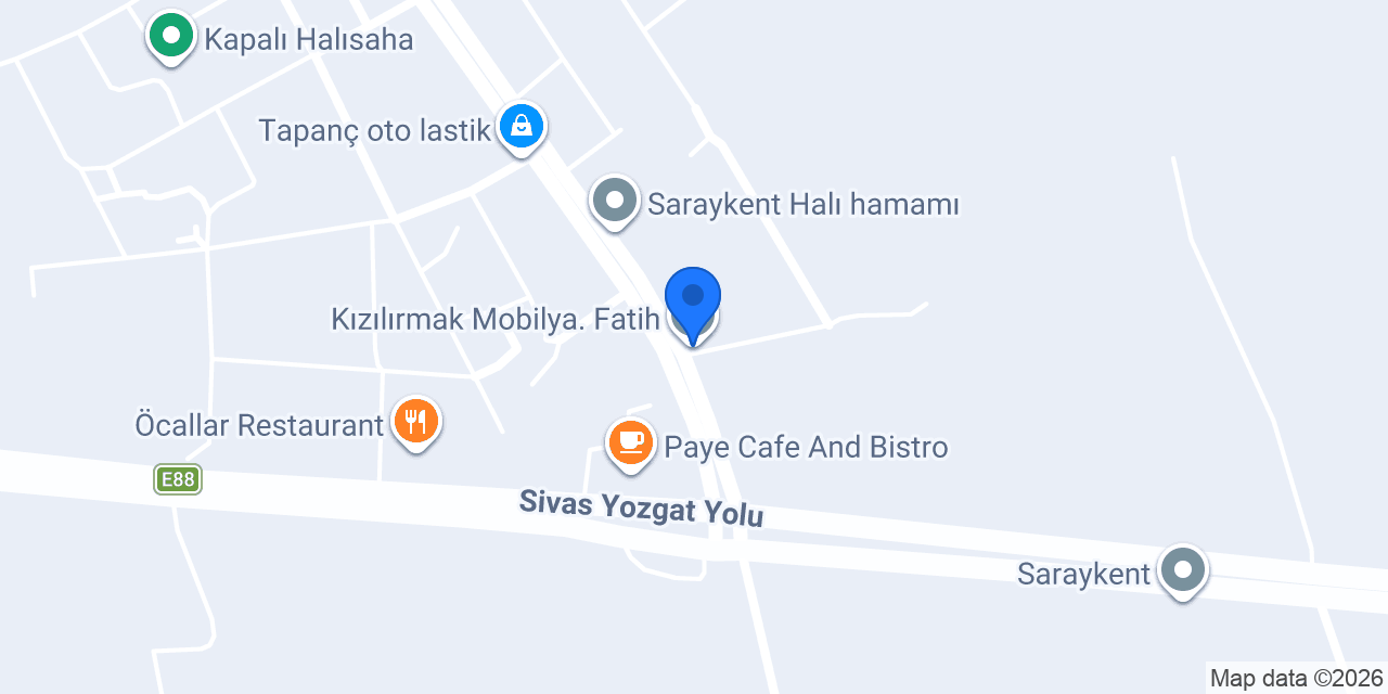 Kızılırmak Mobilya. Fatih konumu