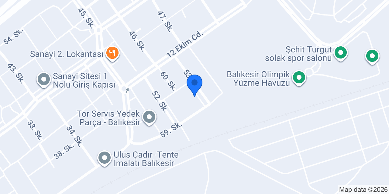 Kare İş Makinaları konumu