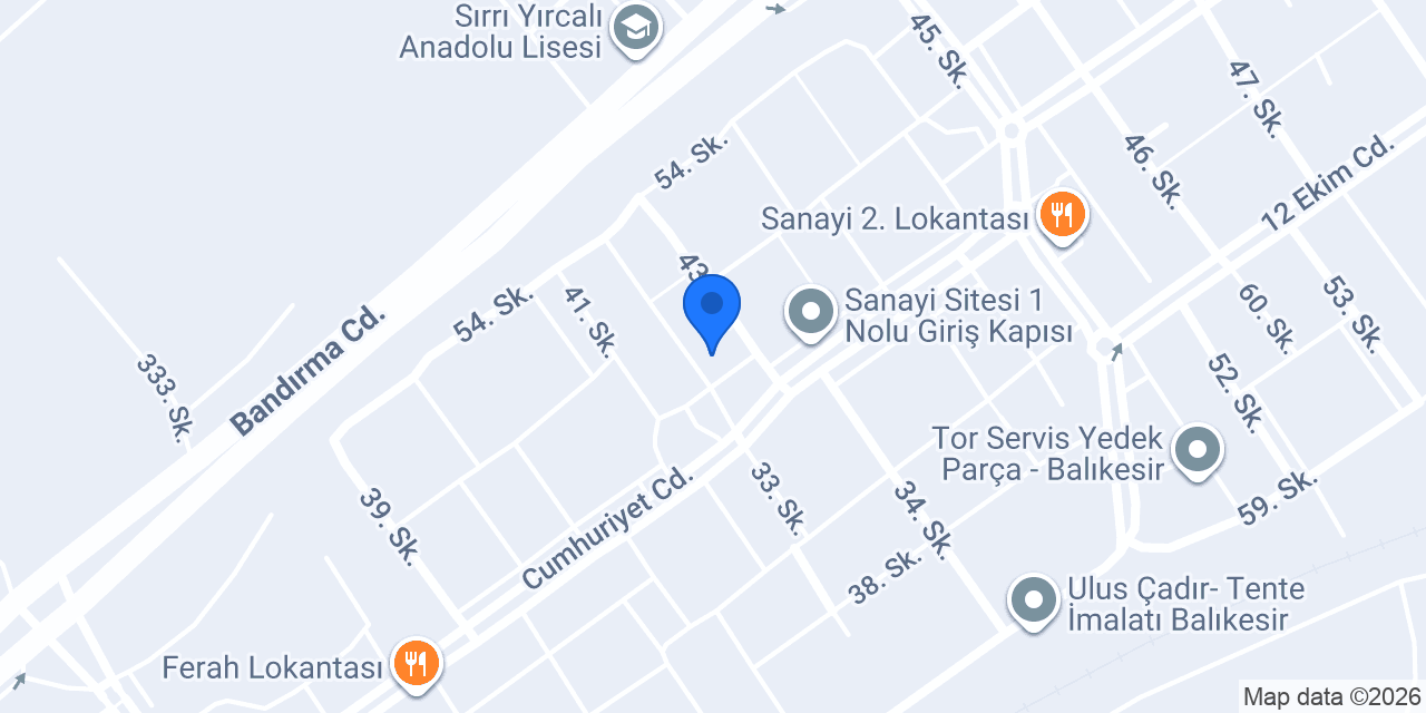 Kırdar Oto Kurtarma konumu