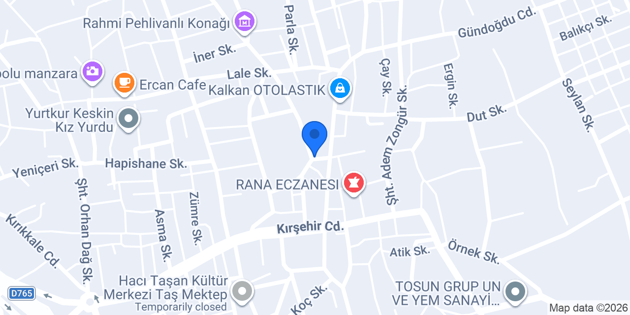 Öztürkler Mühendislik konumu