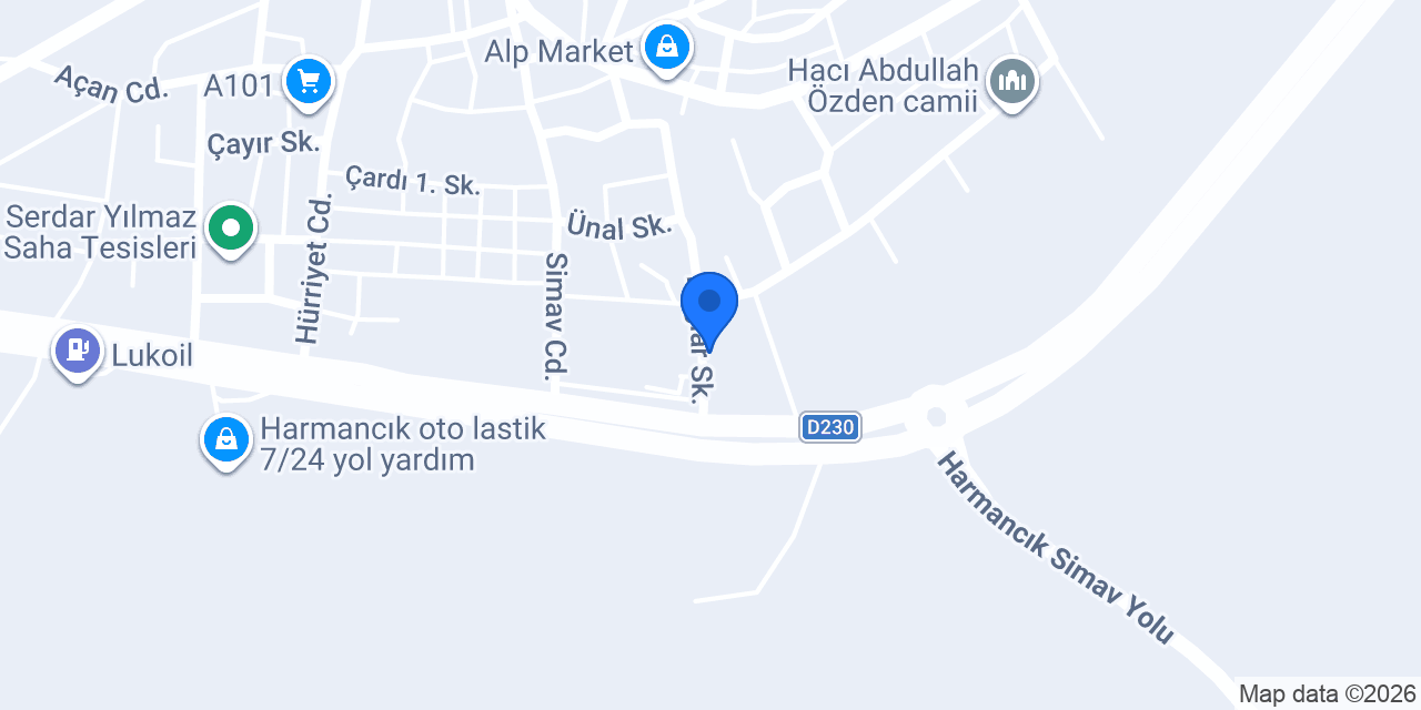 Seykanlar İmalathane konumu