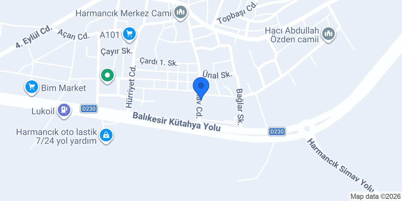 Kanuni İlköğretim Okulu konumu