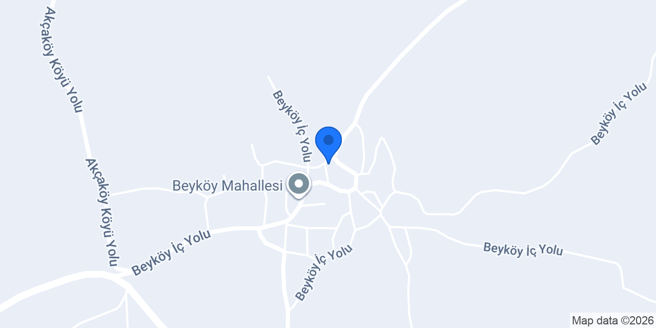 Beyköy İlköğretim Okulu konumu