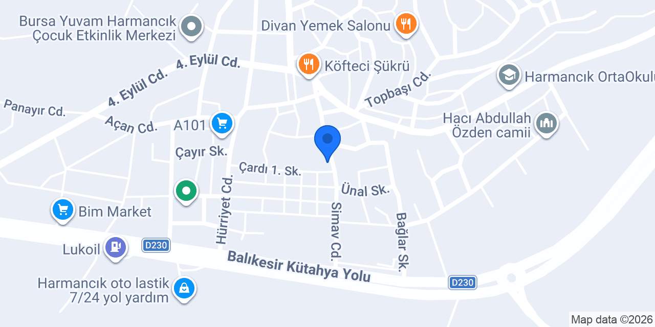 Aygaz Tüp Bayisi konumu