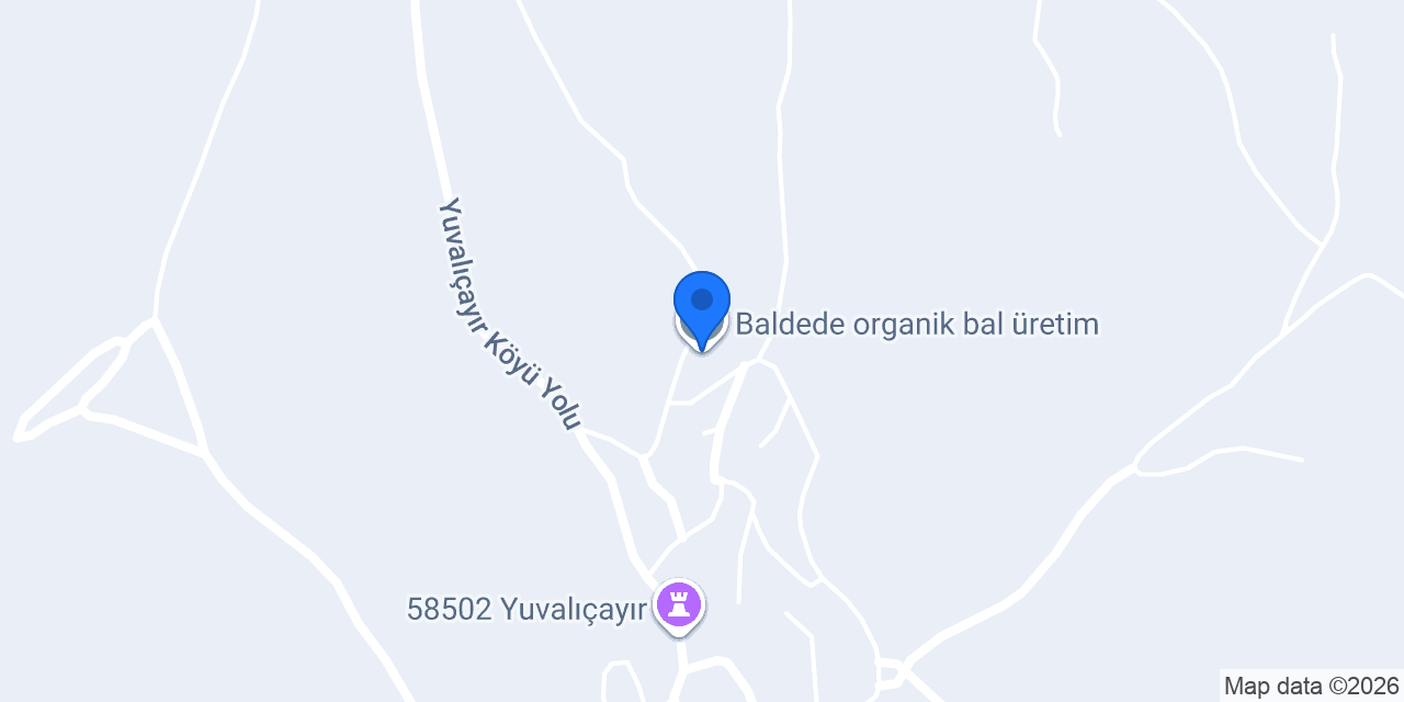 Baldede organik bal üretim konumu