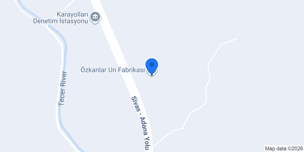 Özkanlar Un Fabrikası konumu