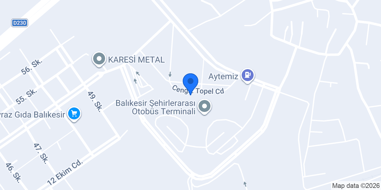 MERSİN NUR TURİZM konumu