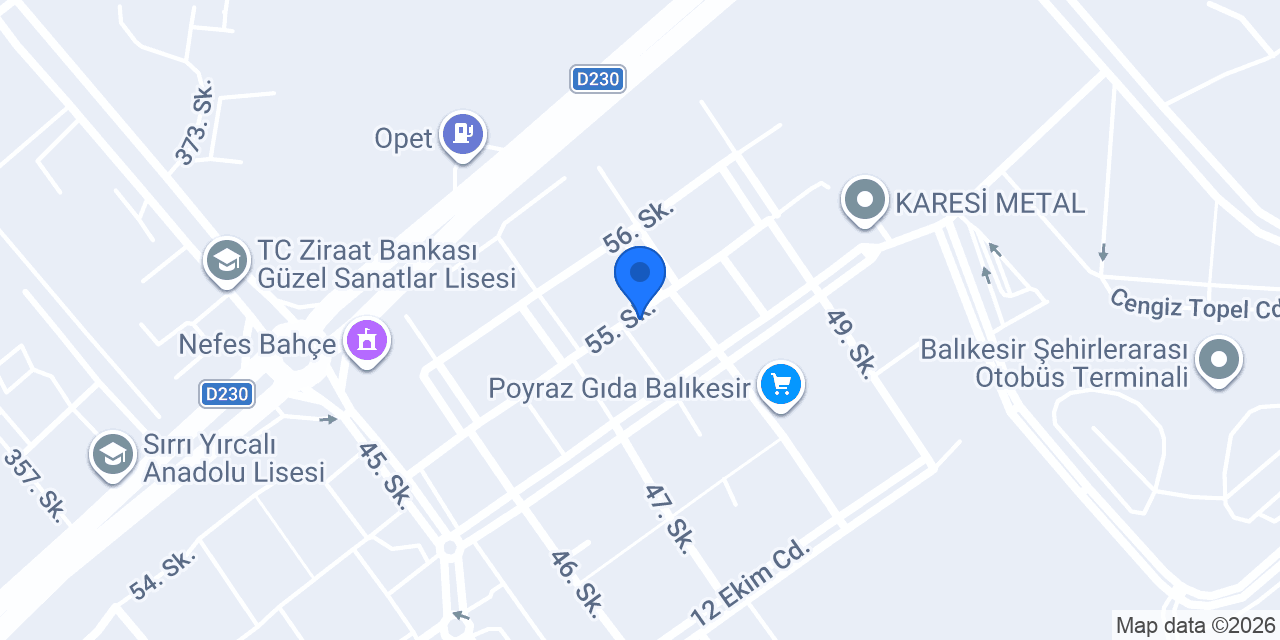 Fer Çelik konumu