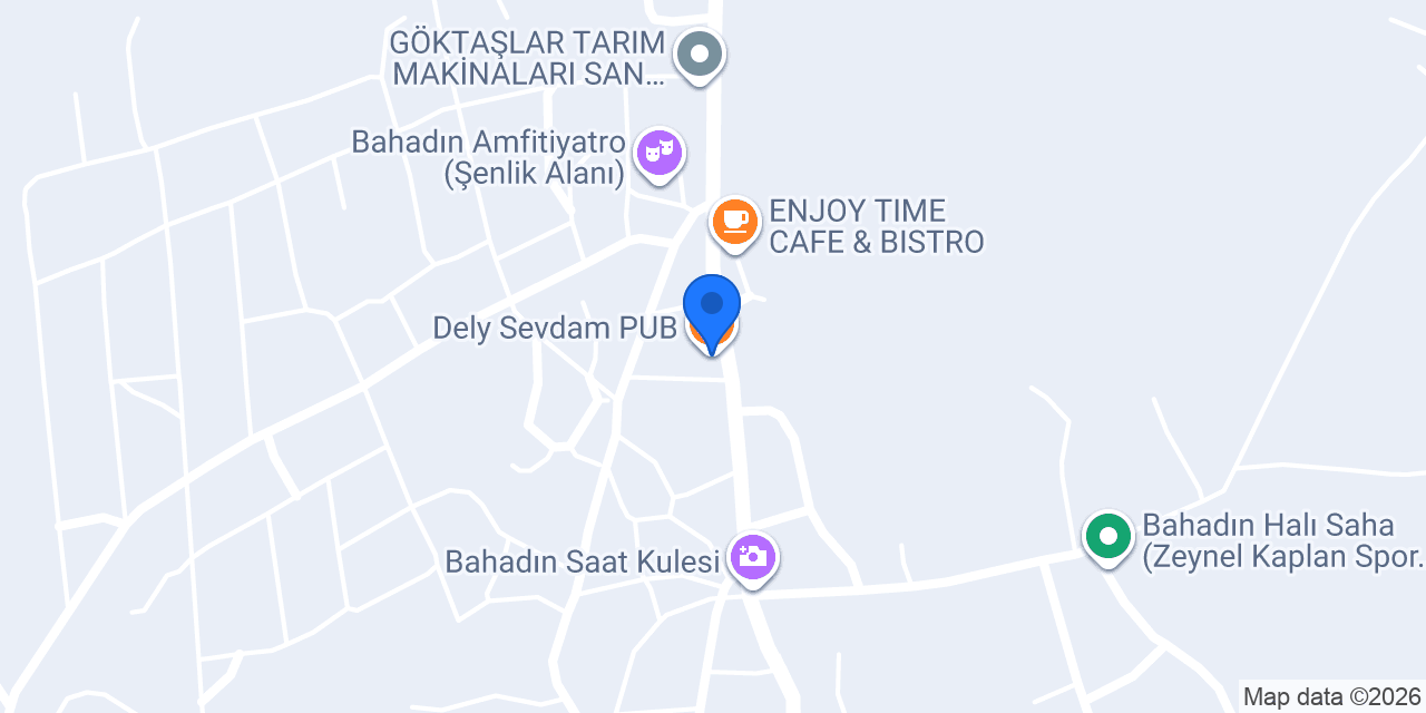 Dely Sevdam PUB konumu