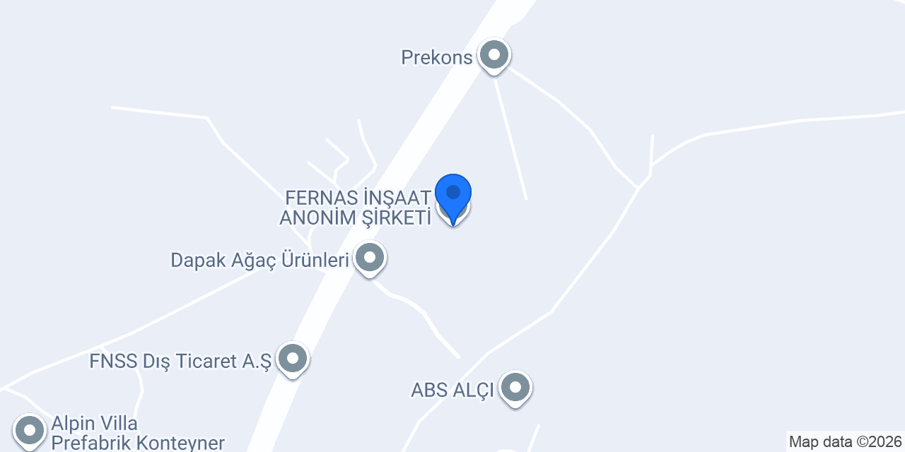FERNAS İNŞAAT ANONİM ŞİRKETİ konumu
